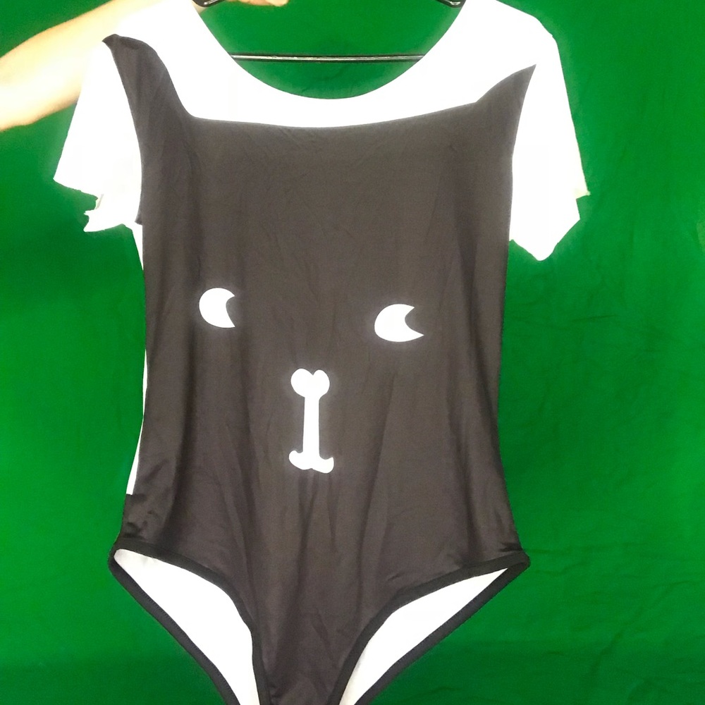 B&W Cat Onesie